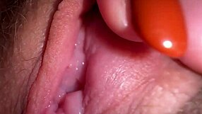 sexy teen spreads pussy close up with dirty talk