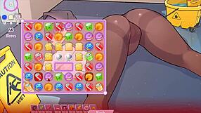 Tsundere milf says, fuck my tight pussy at work.