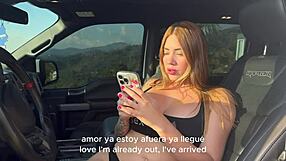 OUTDOOR FUCK and CREAMPIE with SARA BLONDE!