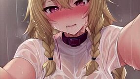 Hentai ASMR: Wet and jiggly tits and boobs in the rain