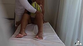 Latina Wife Grabs Therapist's Cock During Tantric Massage