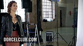 Anal sex with Veronica Leal between two photo shootings, including blowjob and bent over fucking