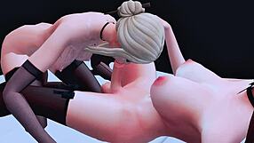 Trans Stepdaughter Seduces Stepmom for Hard Anal Sex in Sims Hentai SFM