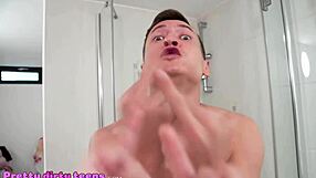 I can’t stand my step sister but love bending her over for pov action. Her big cock drives me wild!