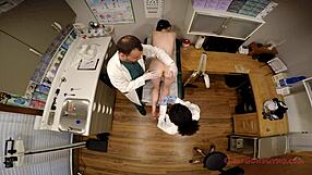 Man, this shy teen Lainey gets spread eagle at Doctor Tampa's clinic!