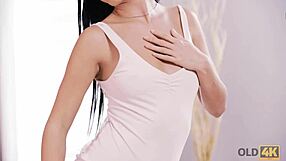 Horny older man, is this your first time with a skinny teen pussy?