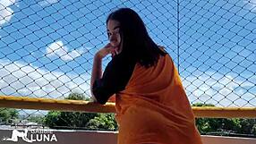 Gabbie luna dando a buceta e o cuzinho pro dotado foder e encher de porra squirting