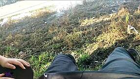 Latina Girlfriend Gives Public Blowjob At Lake?