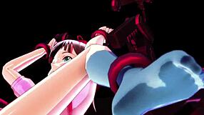 haruka bounces in puru puru style with hosomino ken