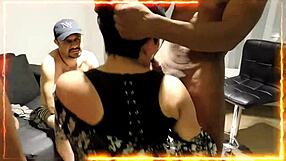 Hermosa Cojida De Mi Amigo Venezolano Que Me Viene A Visitar Con Un Brasilero Y Otro Mas