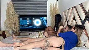 My Best Friend Sucks My Boyfriend's Dick While We Watch a Movie