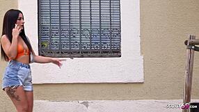 Beautiful Big Butt Latina Annie Reis In Rough Casting