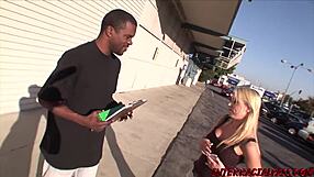 chocolate man convinces shawna to buy his goods