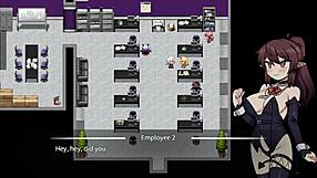 corporate succubus gets fingered and masturbates in hentai part 2