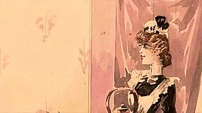 Vintage erotic illustration