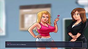 Uncensored hentai in Summer Time Saga!