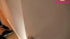 my friend catches me bathing, joins for big cock jerk off and bareback