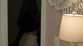 Young babysitter gets married man's ass for free