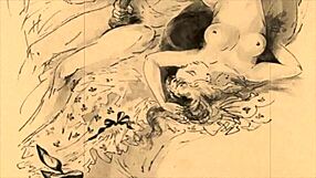 Vintage Erotic Drawings with Classic Sensual Style