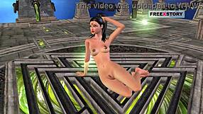 indian teen girl in cartoon positions