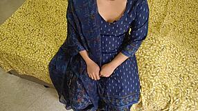 Village girl gets wild in first-time hardcore riding. No one home, so we banged loud in clear Hindi!