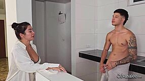 Danner Mendez Is My Husband's Son, Tattooed Guy With Big Cock Fucks Me In Kitchen