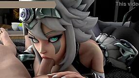 Beautiful characters in 3D animated Paladin porn