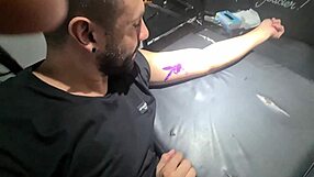 Nicoly Mattos Gets Pussy Tattoo And Blows The Artist