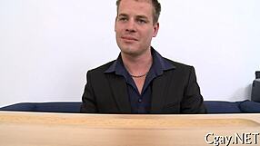 frantic wild homosexual sex in blowjob contest