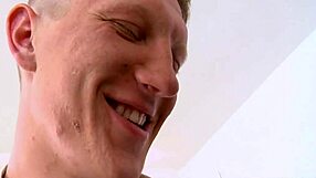 frantic wild homosexual sex in blowjob contest