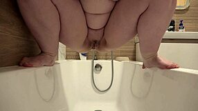 look at my curvy milf body in wet panties.