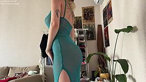 Trying on dresses and skirts in try on haul