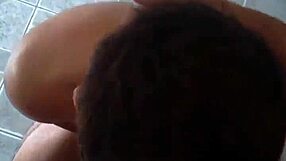 Street Flanelinha Squeezes Cock Then Gets Sucked On Roof