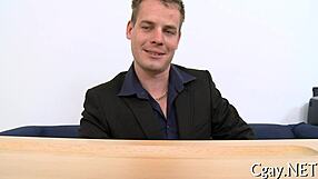 frantic wild homosexual sex in blowjob contest