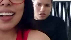 Fucking Babysitter During Live Broadcast With Big Tits And Ass