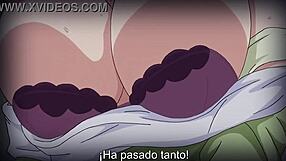 mature milf gets creampie from monster cock in anime hentai part 3. Intense cartoon action unfolds.