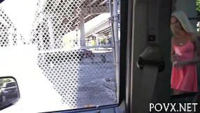 Stacie Andrews gives an amazing blowjob in this pov video, her tight pussy is incredible