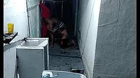 Neighbor saw me naked sweeping and made me suck