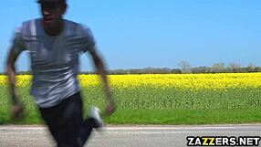 Danny's big cock gets sucked during their game with anal and feet play