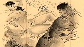 Vintage Erotic Drawings with Classic Sensual Style