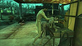 Uită-te la brunetă cum se fute în sanctuarul Fallout 4