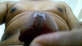 Tikto Birokto Doing Routine Morning Wank With Lots Of Cum