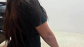 Step-uncle fucks step-niece home alone! Leyne Rodriguez!