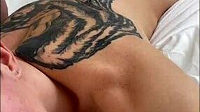 Fucked hard in the ass before bed, cumshot and bareback.