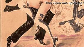 빈티지 에로 일러스트