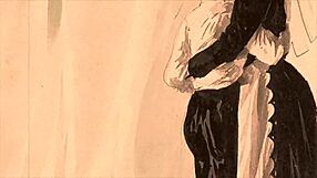 Vintage erotic illustration