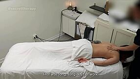 Young Waitress Alice Receives Special Massage from Cougar