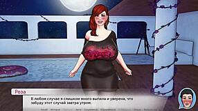 blonde milf exposes big tits in public gameplay