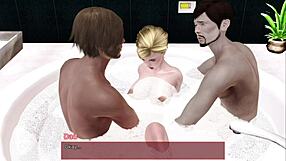 Hentai game with big-boobed MILFs and monster cocks