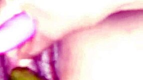 Sexy indian wife with toys and cucumber play